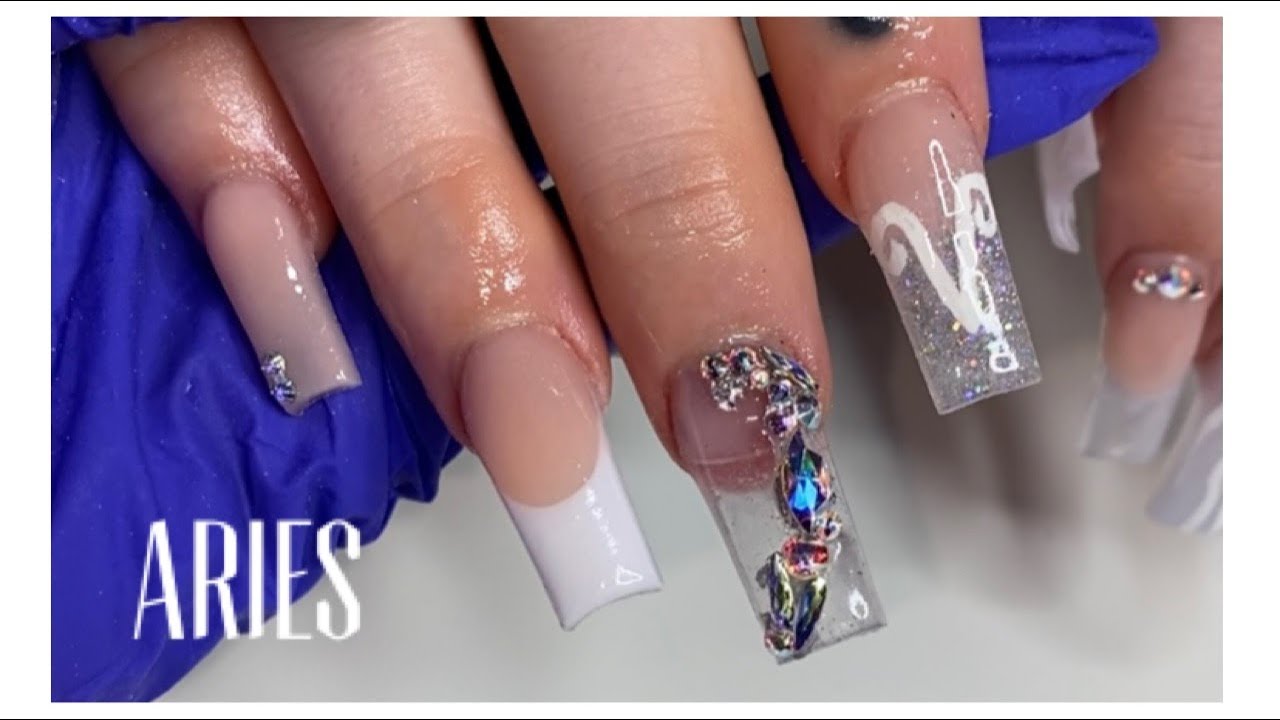 ARIES BIRTHDAY NAILS FREESTYLE 🥳