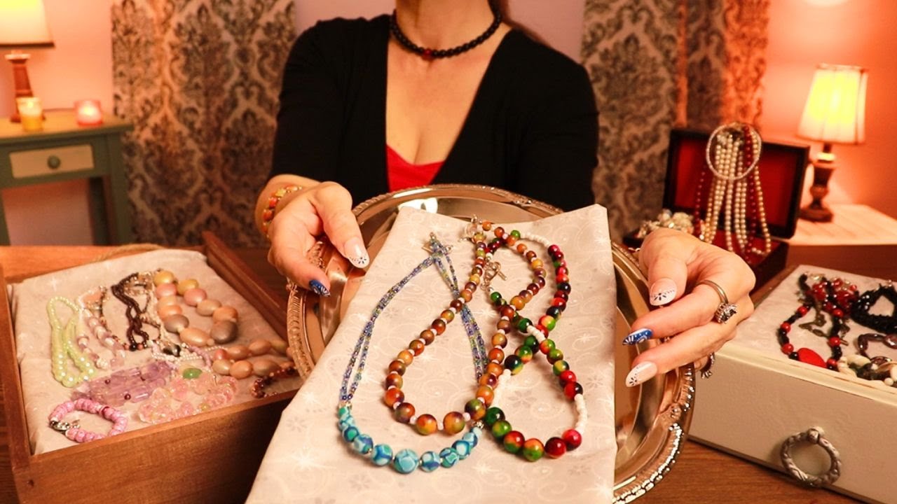 ASMR Jewelry Roleplay Magical Me Boutique Bead Jewelry Sounds Whisper