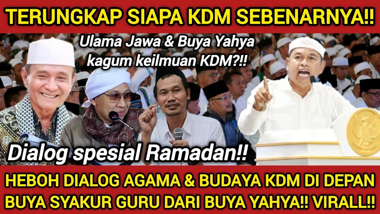 DI DEPAN BUYA SYAKUR KANG DEDI MULYADI JELASKAN AGAMA SAMPAI LEVEL MAKRIFAT! GUS BAHA, ULAMA KAGUM!!