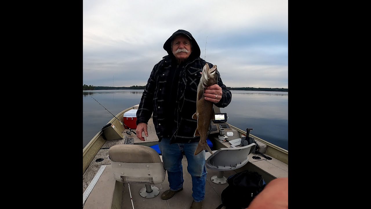 Jigging Lake Trout at Sebago Lake