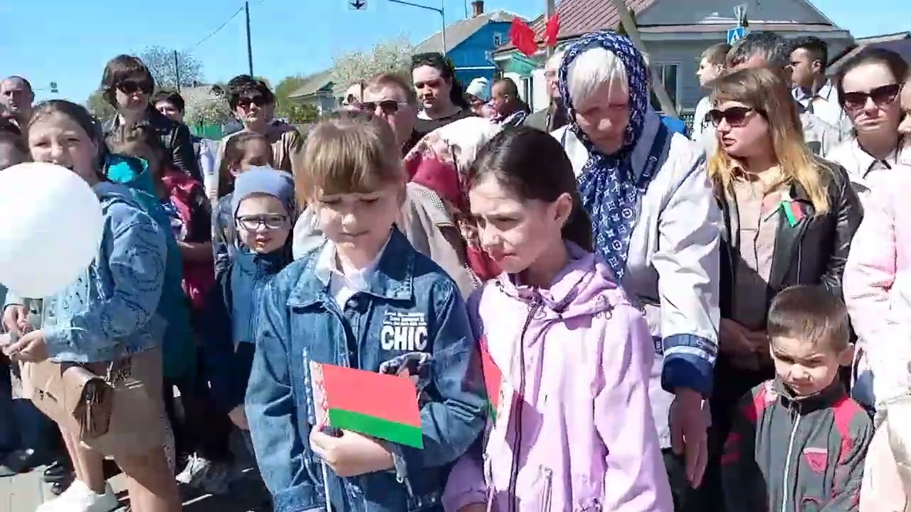 Давид-Городок. Митинг на 9-ое мая 2022г
