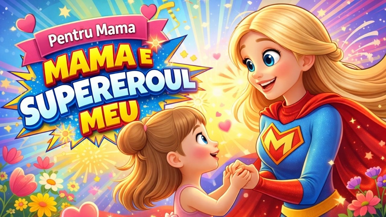 Mama e Supereroul Meu 💖 | Cântec pentru Ziua Mamei | Copii