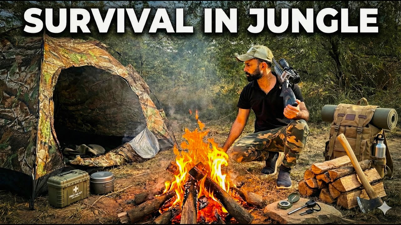 Alone in Pakistan&rsquo;s Jungle | Survival, Fire & Food