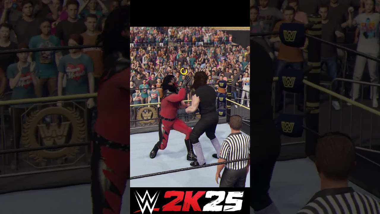 Кейн шокирует Андертейкера двумя подряд чокслэмами! | WWE 2K25