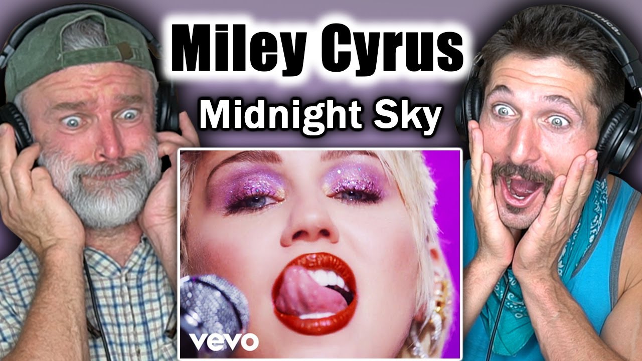 Montana guys React To Midnight Sky!  Best Song From Miley Cyrus!