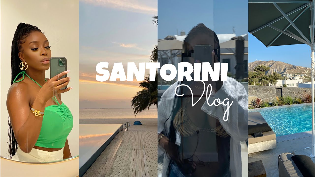 TRAVEL VLOG: SANTORINI, GREECE  | WATER SPORTS, YACHTS, BEACH CLUBS & PLACES TO EAT | B DIDDY