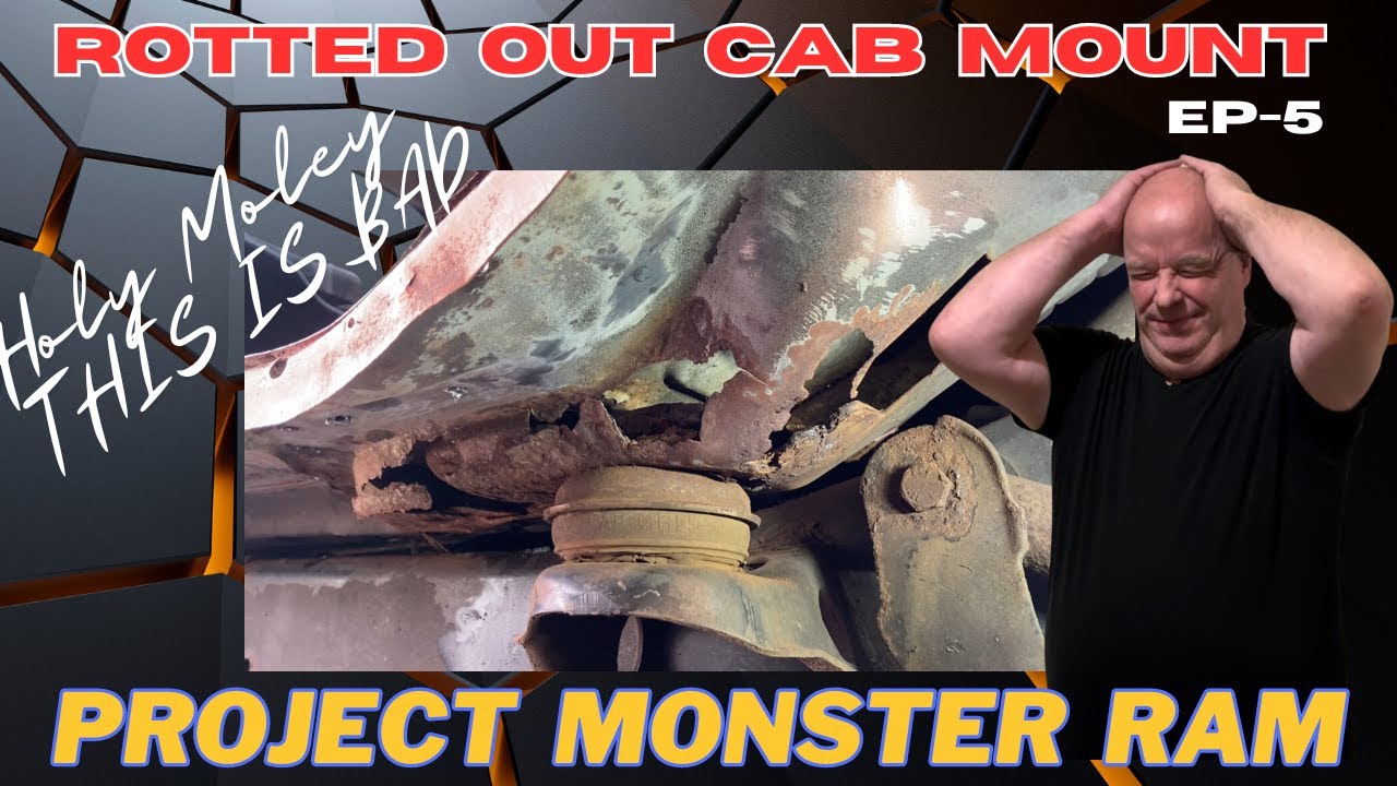 DODGE RAM RUSTED OUT CAB MOUNT