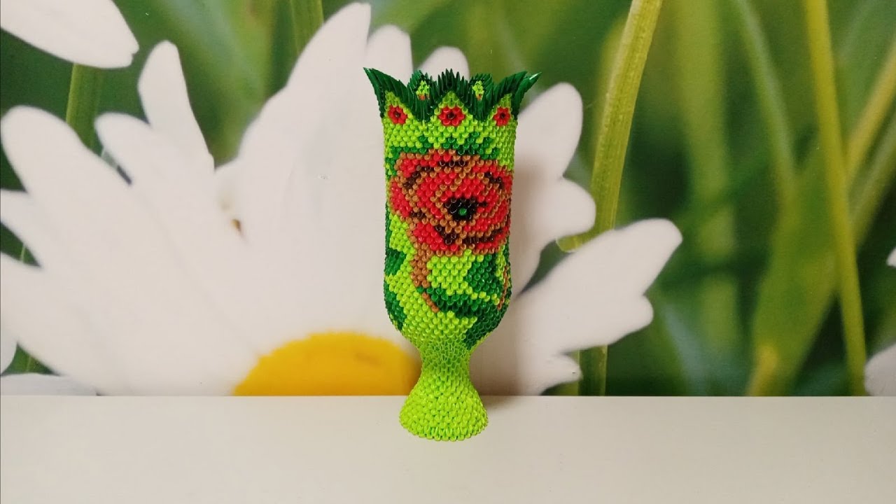 Вазочка Модульное оригами (мастер-класс)