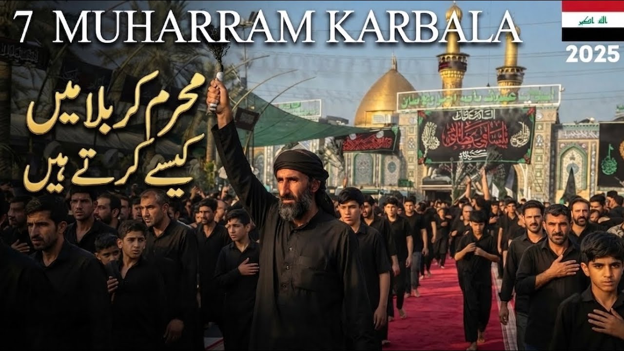 MUHARRAM OF IMAM HUSSAIN AT KARBALA 2025 | MATAMDARI KARBALA