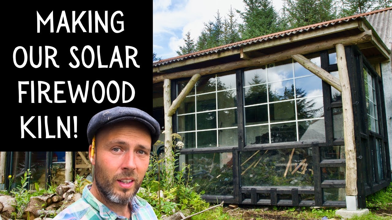 Building a Solar Firewood Kiln | Drying our timber FAST!