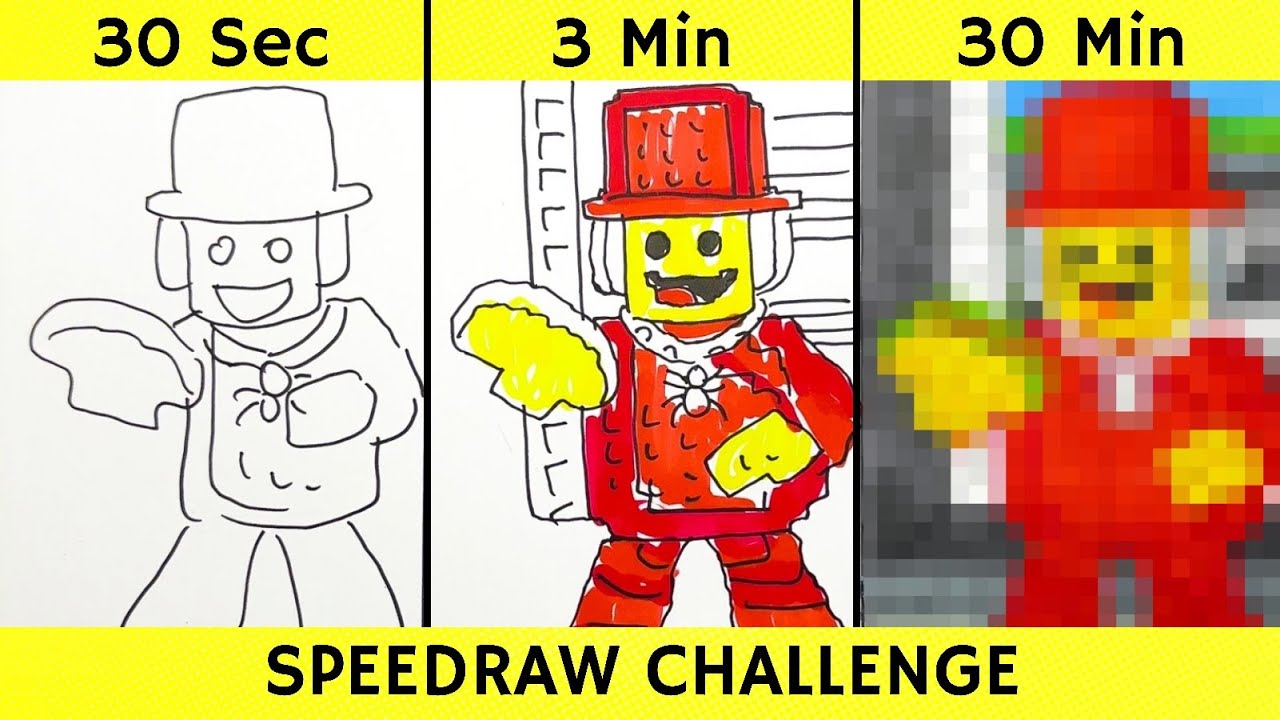 Drawing SAMMYNI FATTINI SECRET in 30 sec, 3 min, and 30 min | Steal a Brainrot | Fendraw