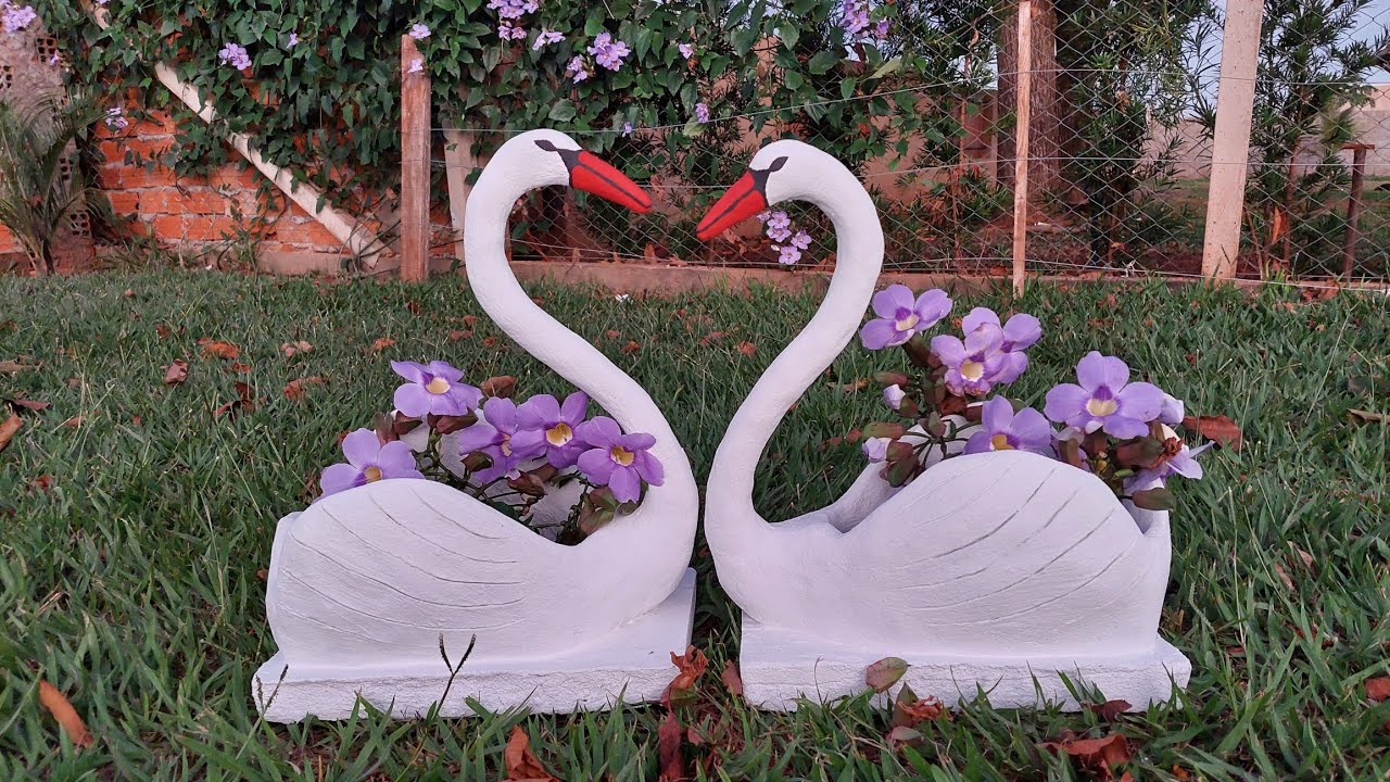 como fazer um cisne com garrafa de água! 1Parte