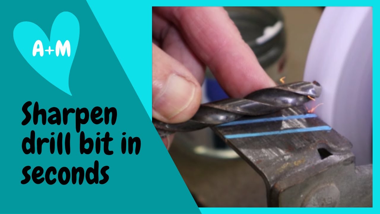Rapid drill bit sharpening for beginners
