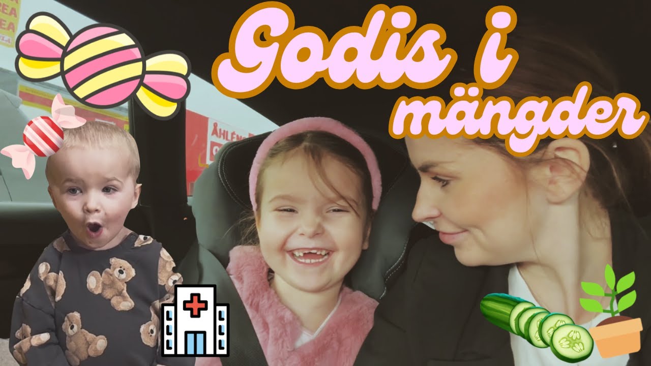 Philip på sjukhus? Barnen plockar så mycket godis dem vill!! I VLOGG