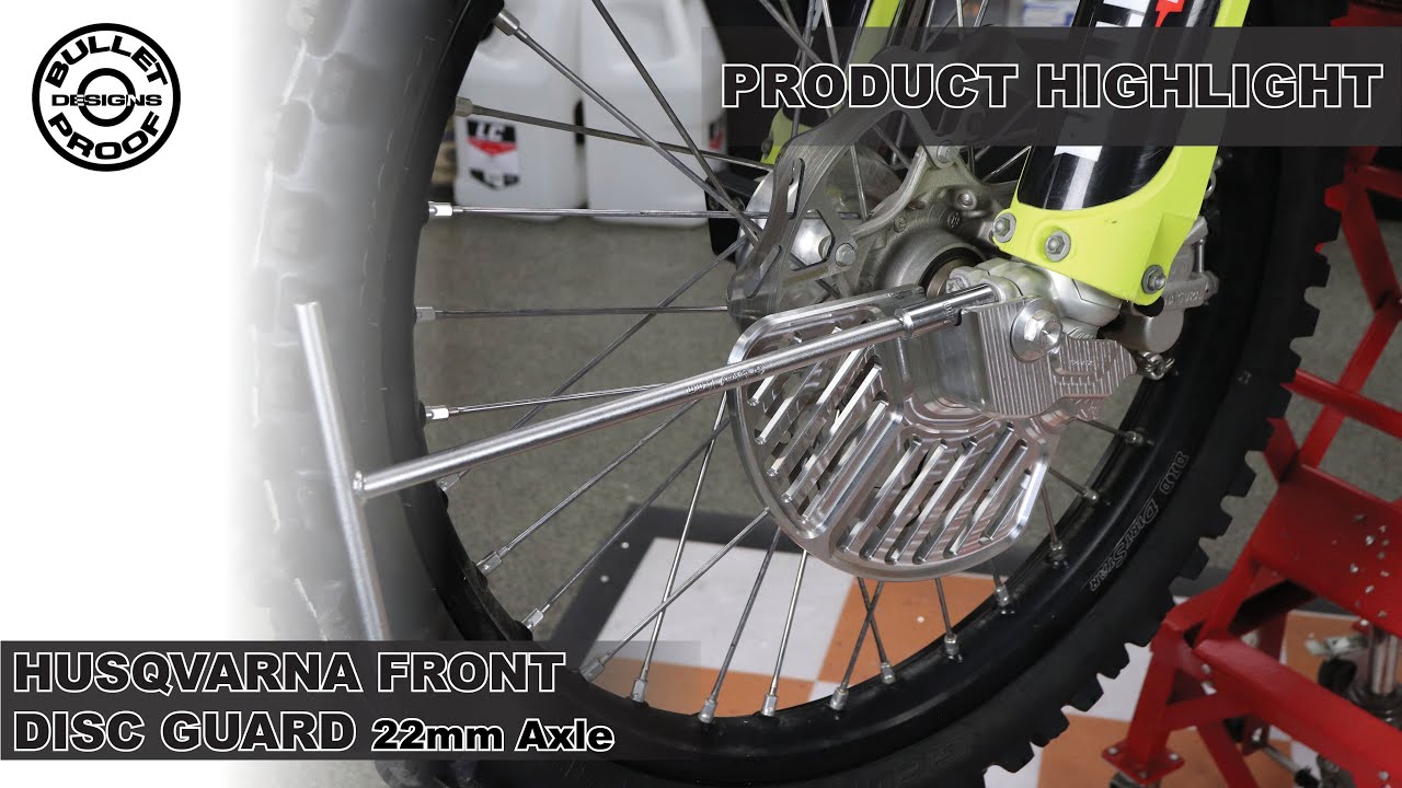 BULLET PROOF DESIGNS - HUSQVARNA FRONT DISC GUARD: Product Highlight