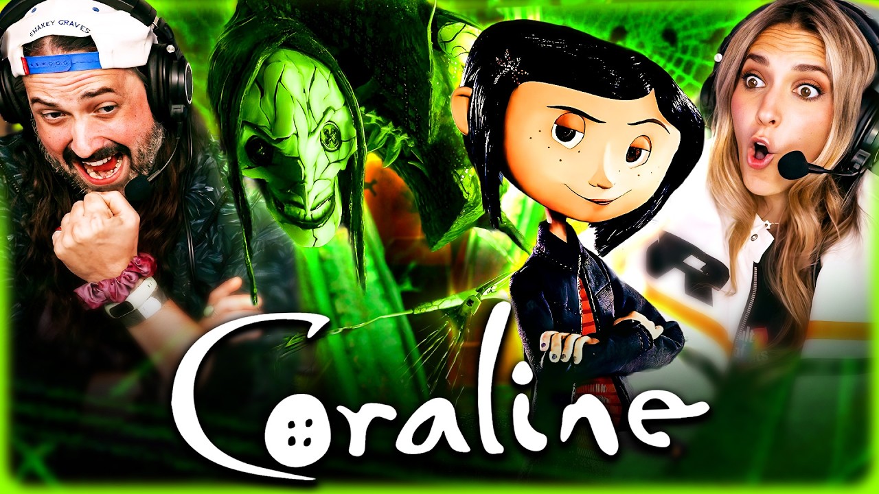 CORALINE (2009) IS A TWISTED DELIGHT!! MOVIE REACTION!! Dakota Fanning | Other Mother | Laika