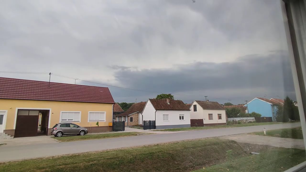 Dolazak orkanskog nevremena u &Scaron;titar 19.7.2023. Time lapse