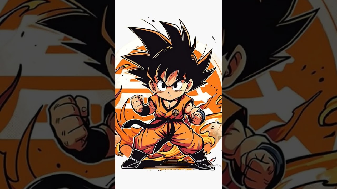 edit Goku niño a grande