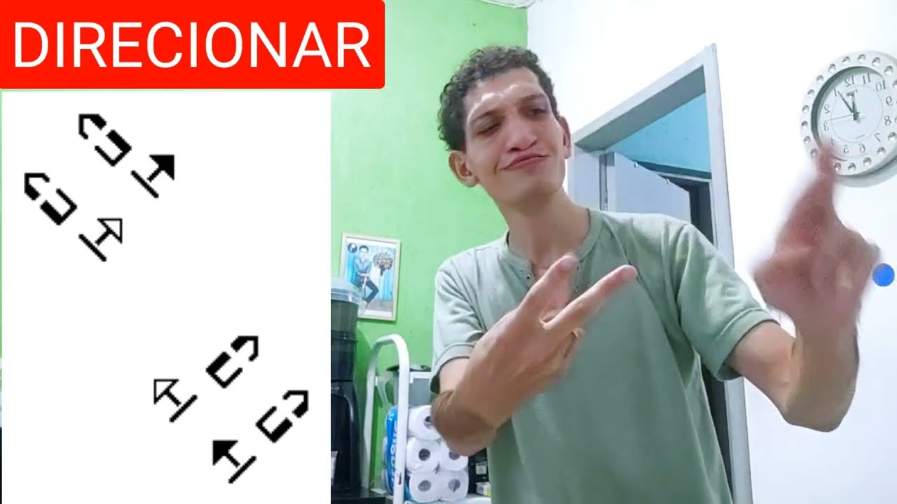 DIRECIONAR - SINAL EM LIBRAS