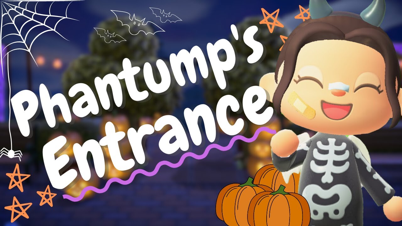 A SPOOKY HALLOWEEN ENTRANCE FOR MY NEW ISLAND | HALLOWEEN TOWN ISLAND | ANIMAL CROSSING NEW HORIZONS