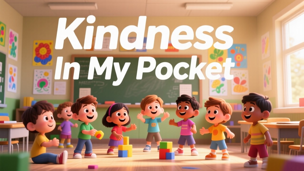 Kindness In My Pocket Everyday🌟🌈| A heartwarming Inspirational  kid's Song🌟