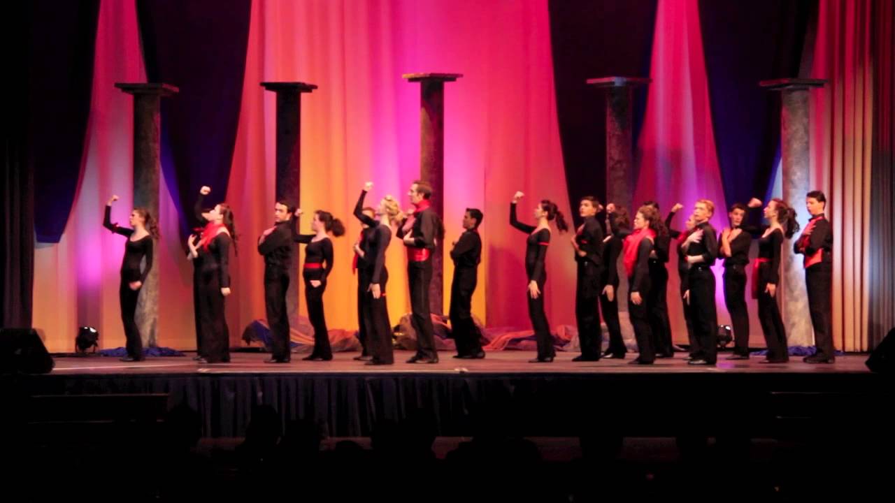 High Voltage from El Dorado Musical Theatre performing a Broadway review in Folsom
