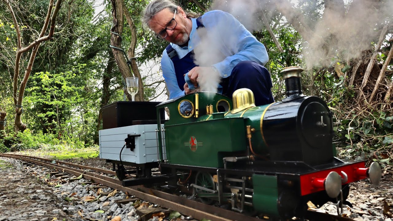 DEBUT STEAMING OF “LADY TILLY OF TOOTS”- A 5" GAUGE AJAX MINIATURE STEAM LOCOMOTIVE “