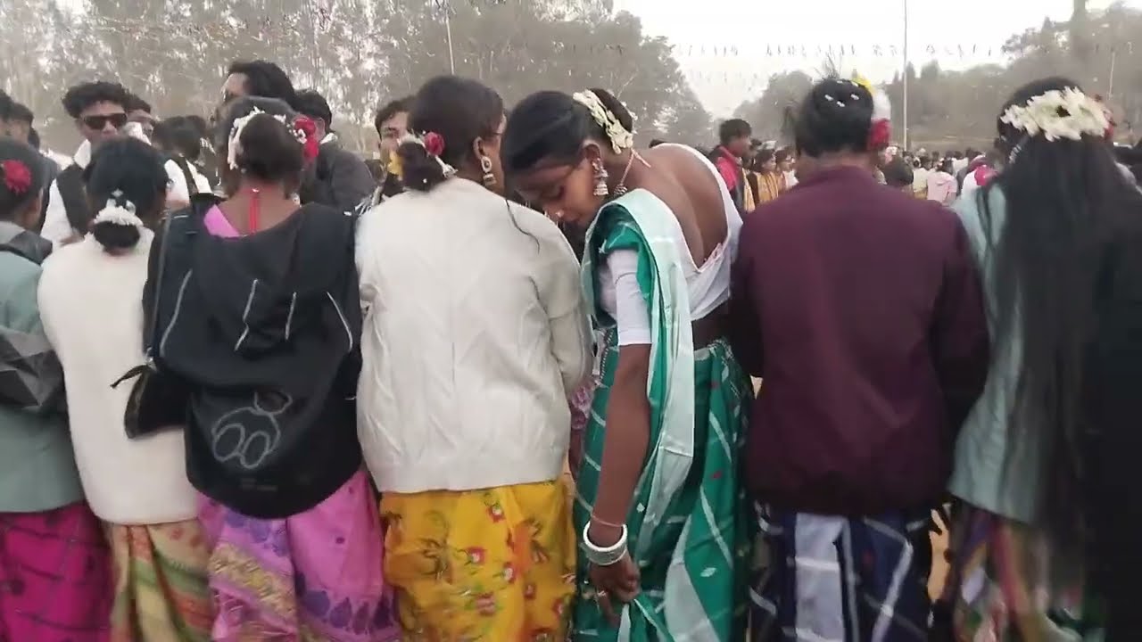  Santhal tribe dance video //DUMKA SP COLLEGE SHORAI 2026// Mahila college Shorai..