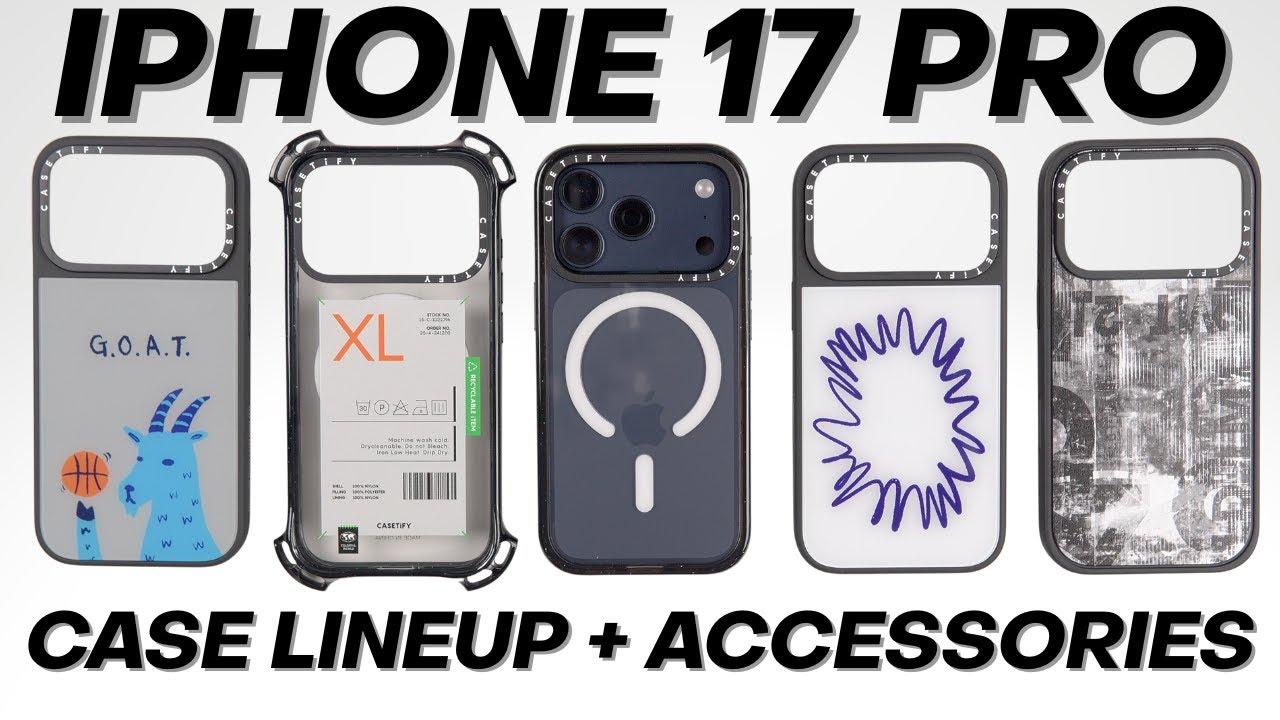 iPhone 17 Pro — линейка чехлов CASETiFY + аксессуары!