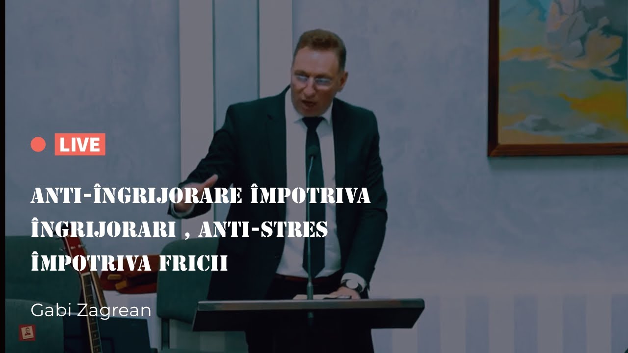 Gabi Zagrean -- Anti - ingrijorare impotriva ingrijorari , anti - stres impotriva fricii