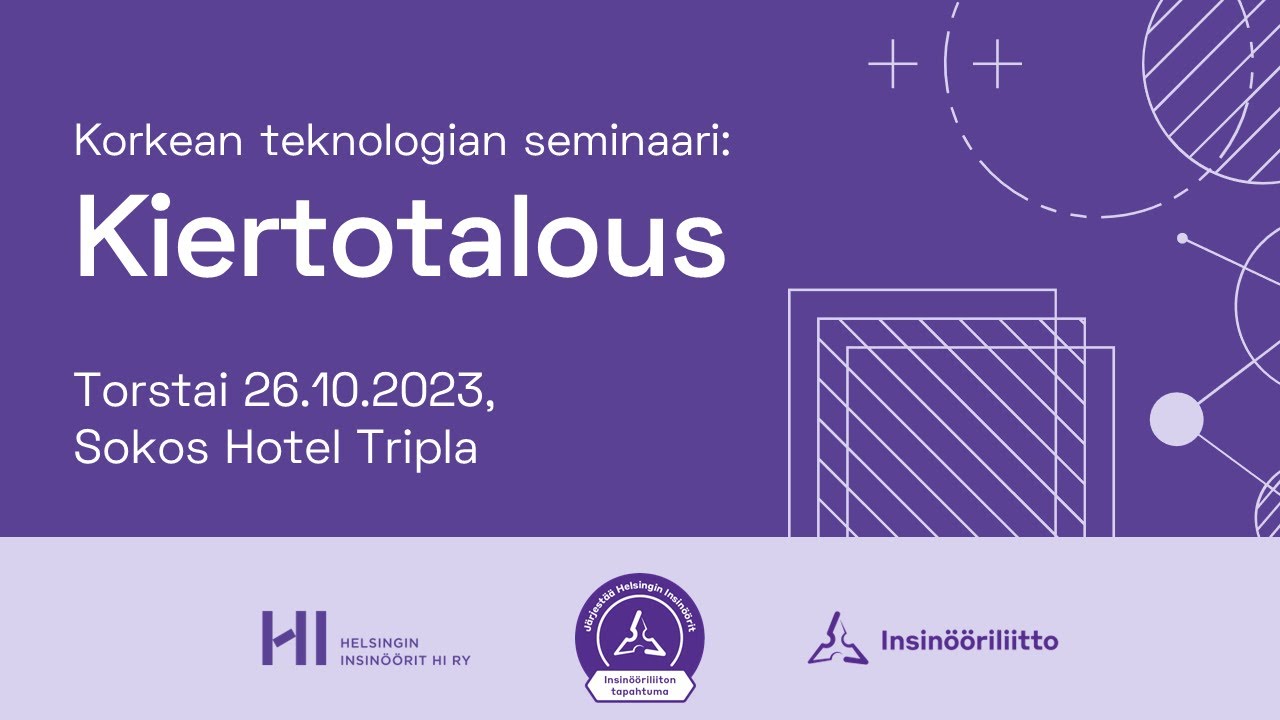 Korkean teknologian seminaari: Kiertotalous