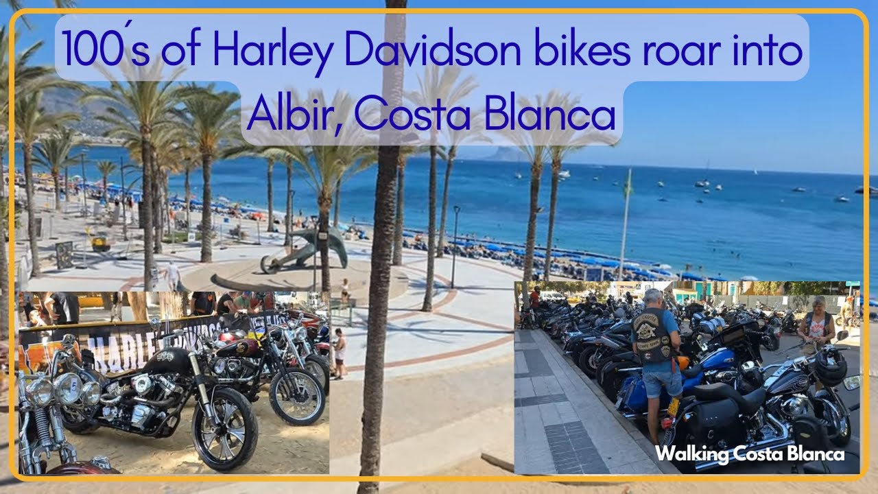Albir, Spain - Costa Blanca bike show, Sunday market, beaches, restaurants  @WalkingCostaBlanca