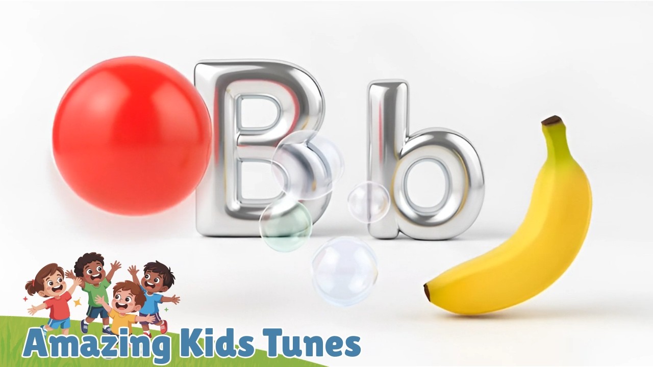 Заглавная и строчная буква B b | Упражнения по фонетике для детей | Звуки букв