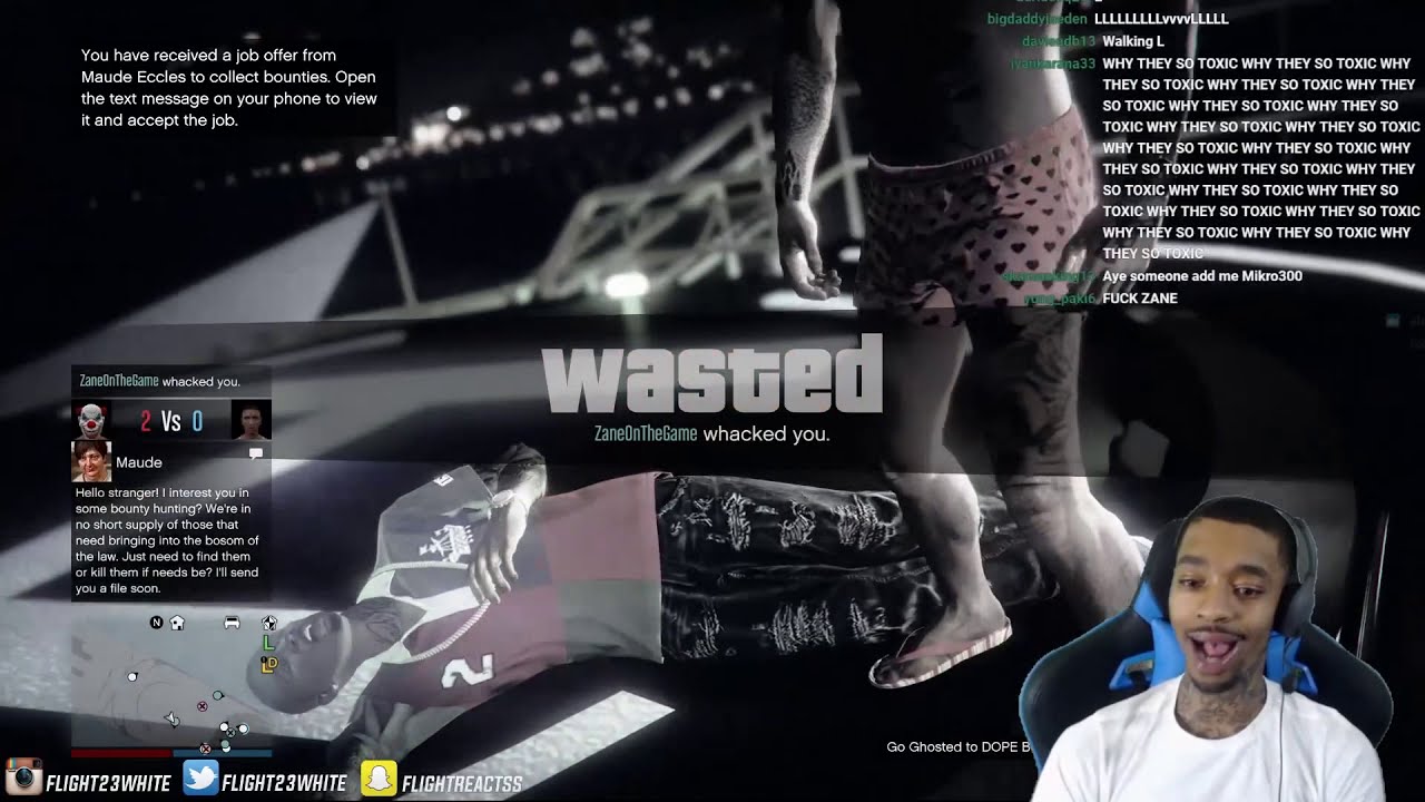 FlightReacts Challenged To GTA Boxing Match Lobby Filled With The MOST Toxic Haters On The Internet!