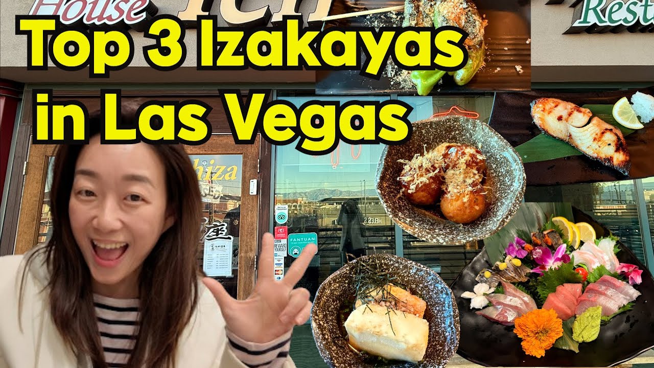 🤩The Ultimate Izakaya Experience: Las Vegas Top 3 Spots(Eng CC) /라스베가스 탑 3 이자카야 투어