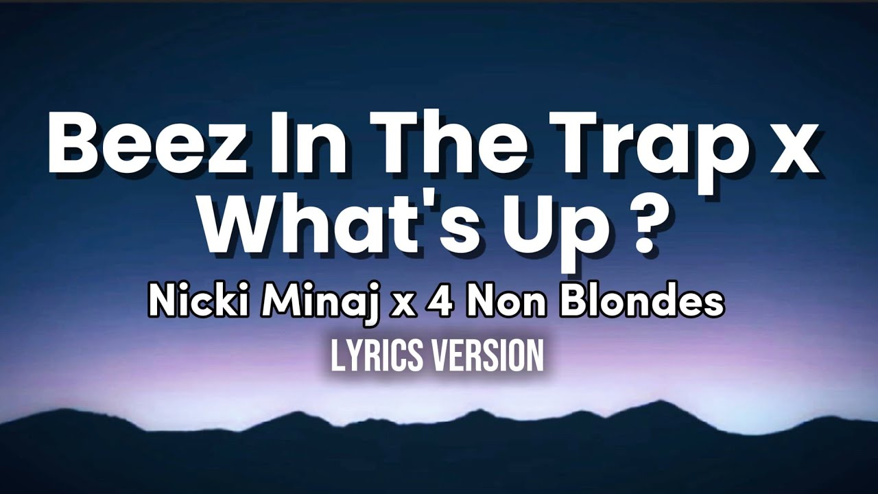 Nicki Minaj, 4 Non Blondes - Beez In The Trap X Whats Up (Lyrics)