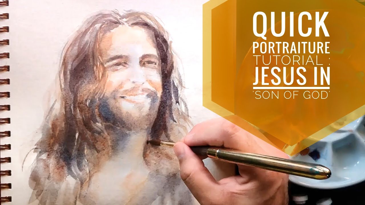 30min - Portrait Real Time Tutorial - Jesus in Son of God