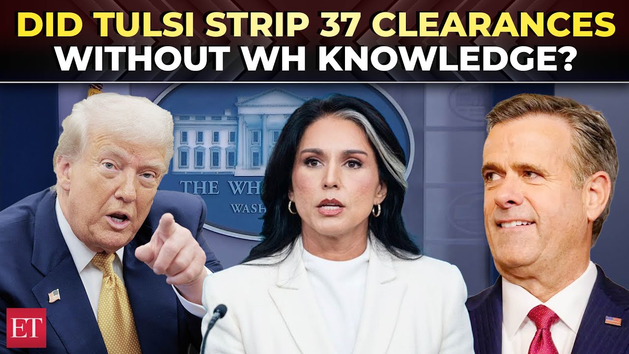 Tulsi Gabbard bypassed White House in revoking 37 clearances? Intel tensions rise as CIA pushes back