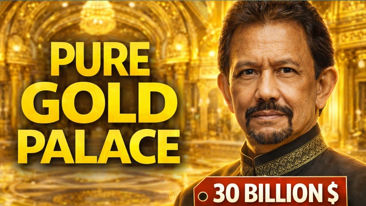 The Richest Sultan in the World – His Palace is Made of Gold 😱