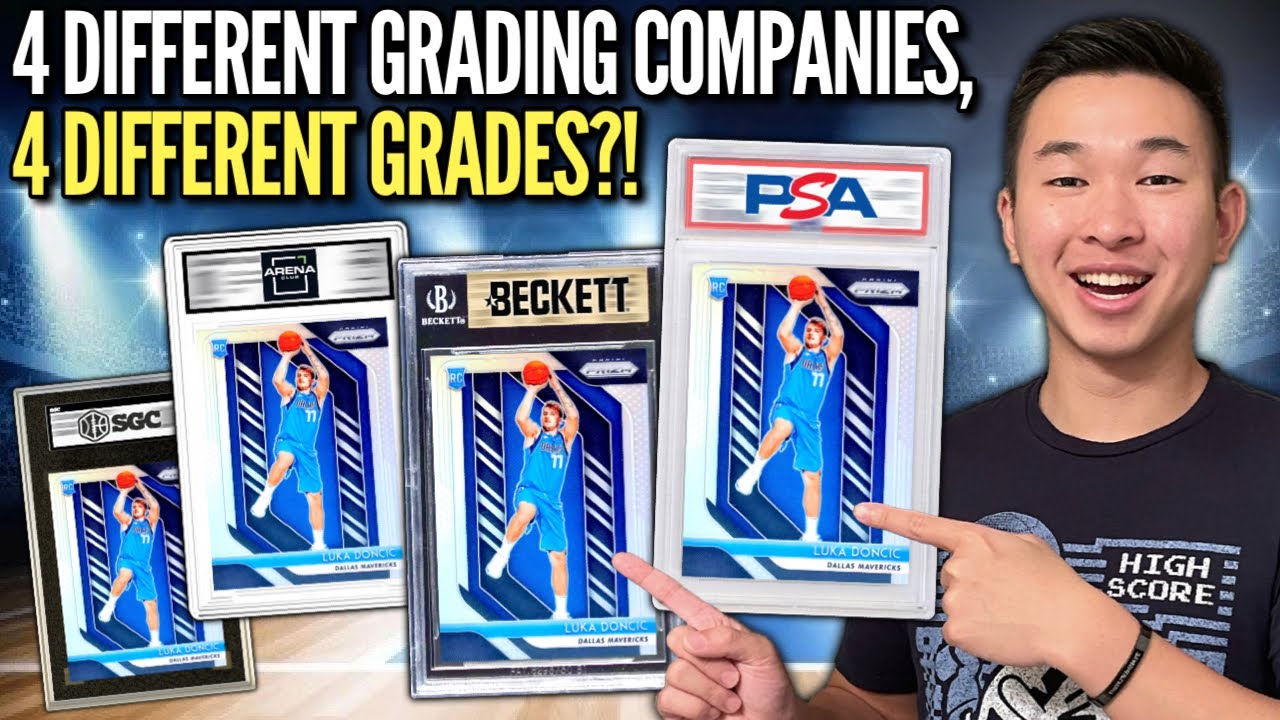 I graded the SAME CARD with 4 DIFFERENT GRADING COMPANIES, and these were the results! 🤔