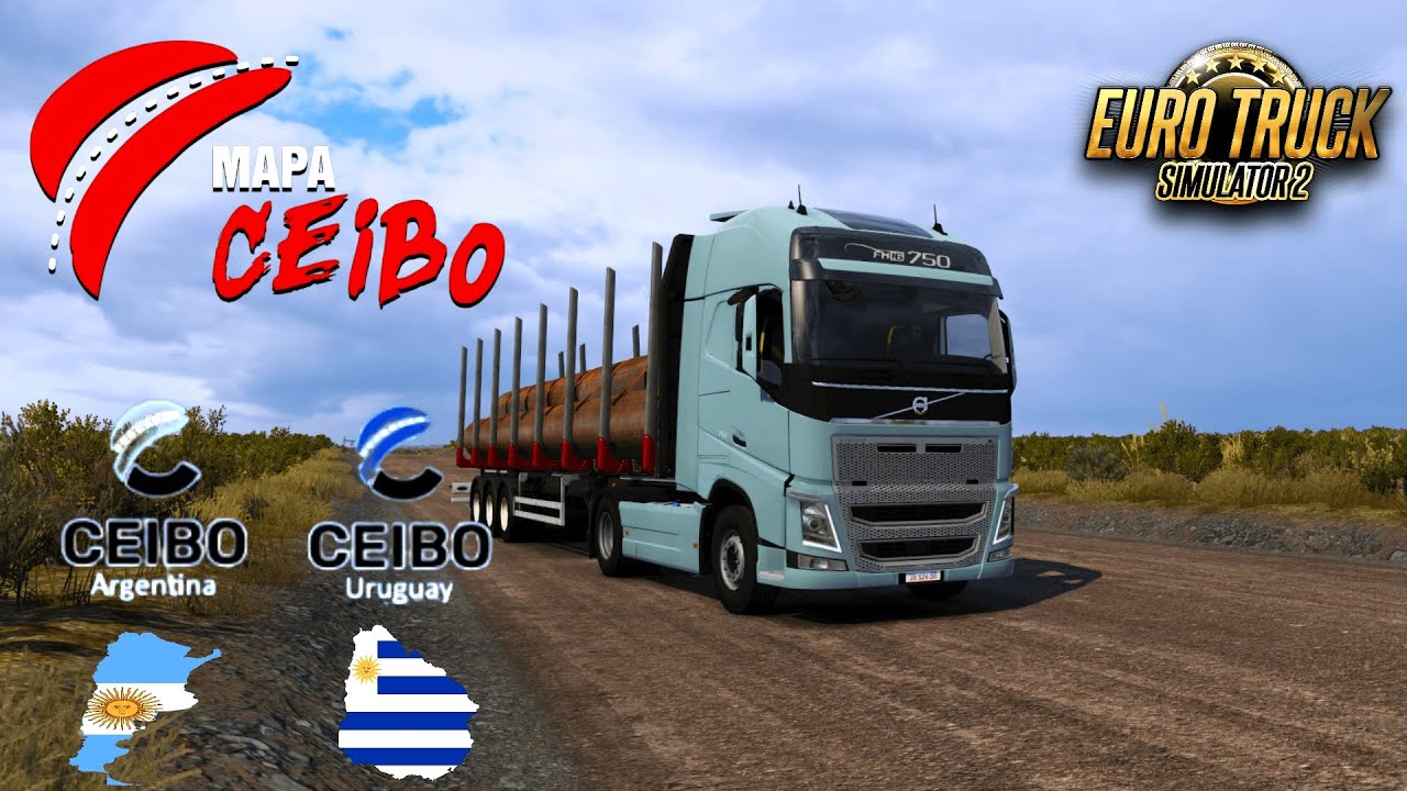 ETS2 Mapa Ceibo 1.55 | Argentina & Uruguay Map | Most Realistic Map in ETS2 | New Update