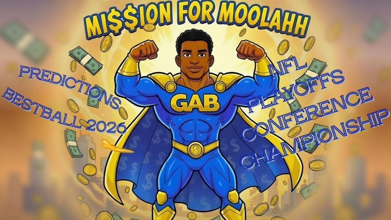 NFL PLAYOFFS CONFERENCE CHAMPIOSHIPS: MI$$ION FOR MOOLAHH Ep.5 #football #nfl #fantasyfootball