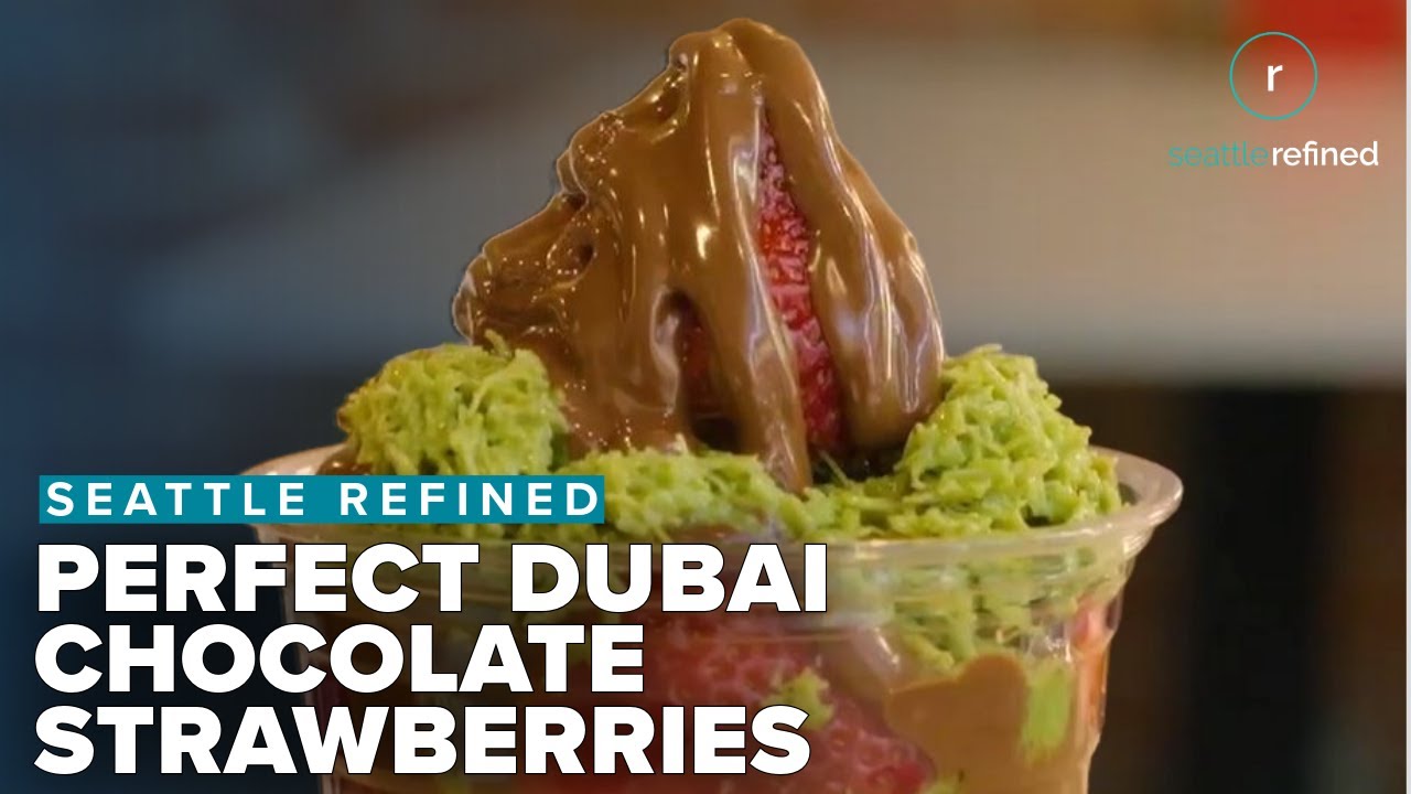 Trying the viral Dubai Chocolate Strawberries at Seattle's Lune Café: @SeattleRefined