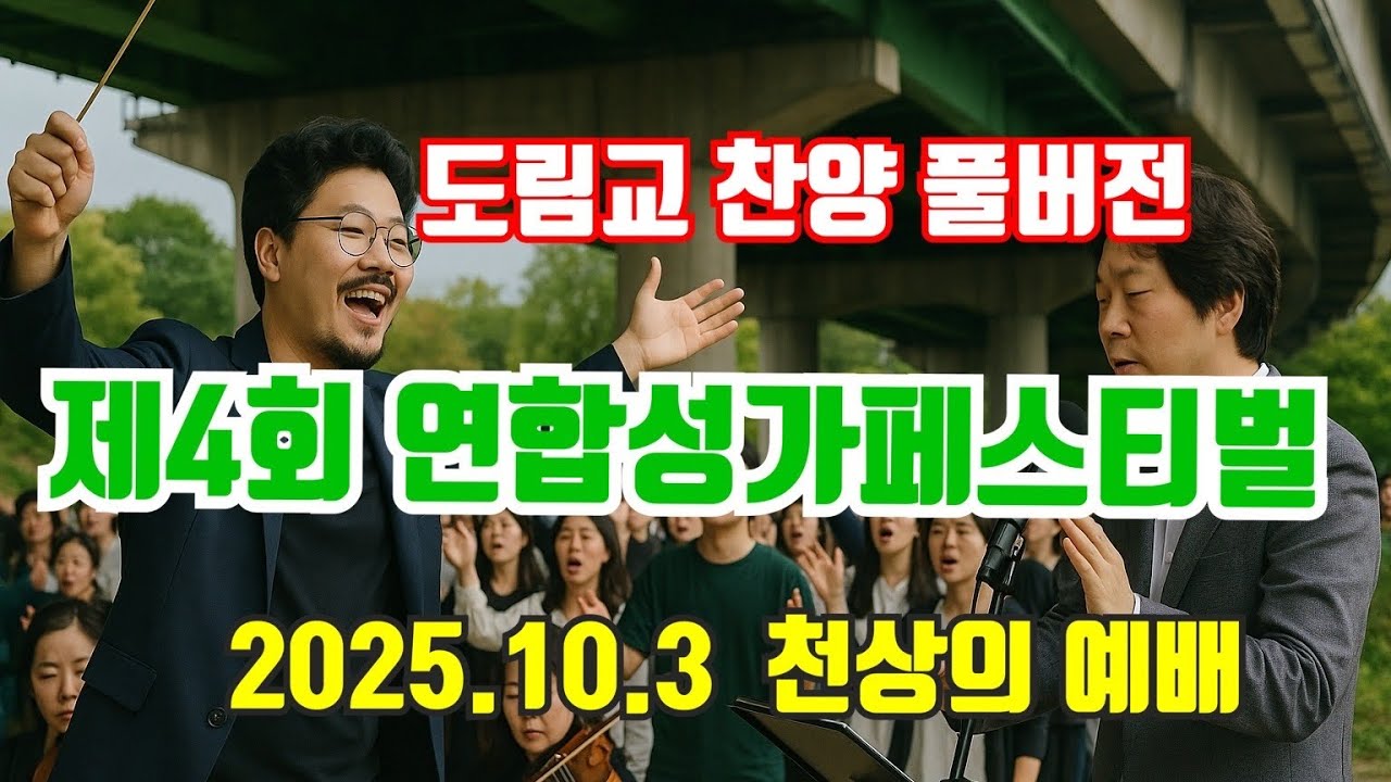 천상의 하모니로 하나님을 찬양하는 제4회 연합성가페스티벌-(2025.10.3)- 도림교 찬양 풀버전#버금아트미션tv#기독교TV#연합성가페스티벌#코리아크리스찬필하모닉#버금아트앙상블
