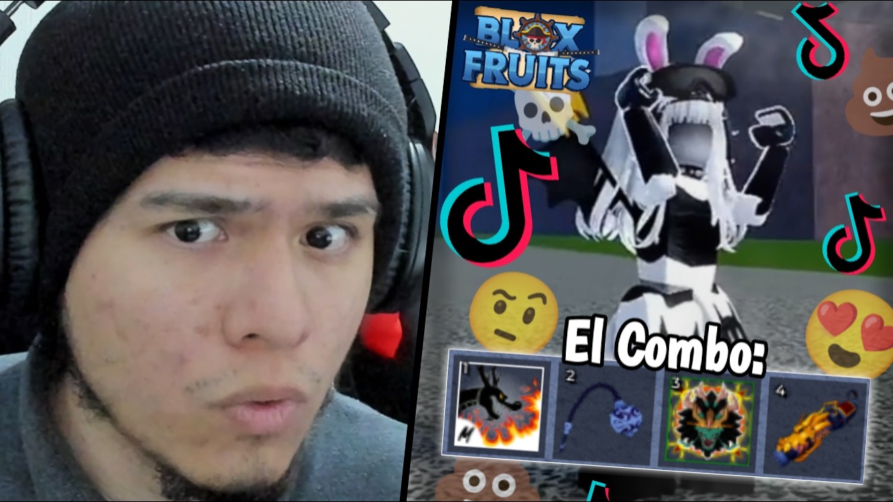 Probando Combos RANCIOS de Tik Tok 🤣 #12 (Blox Fruits)