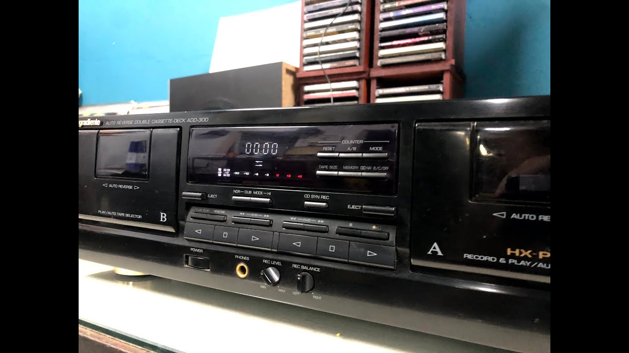 O Rei do Som - Tape Deck Gradiente ADD-300