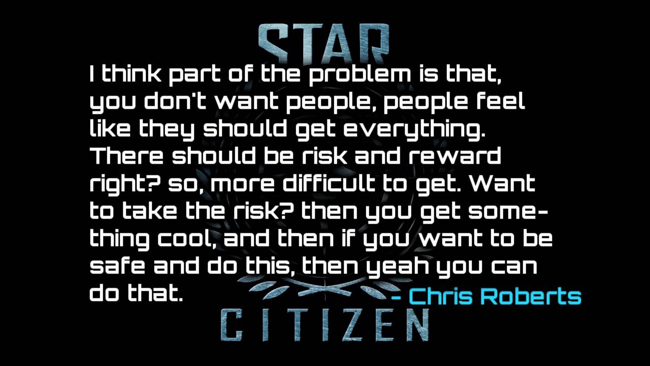 Chris Roberts on PvP vs PvE in Star Citizen