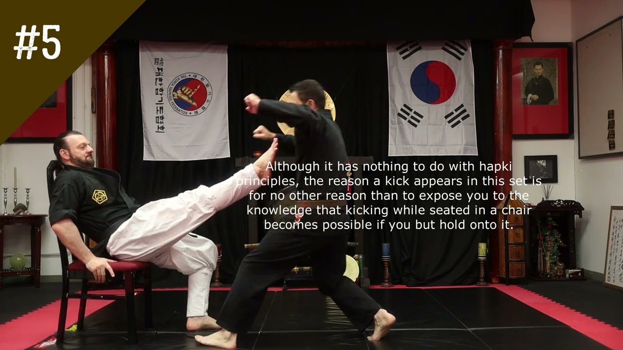 Kuk Sool Kwan Hapkido Chair Techniques: Jwa Ki 1-10