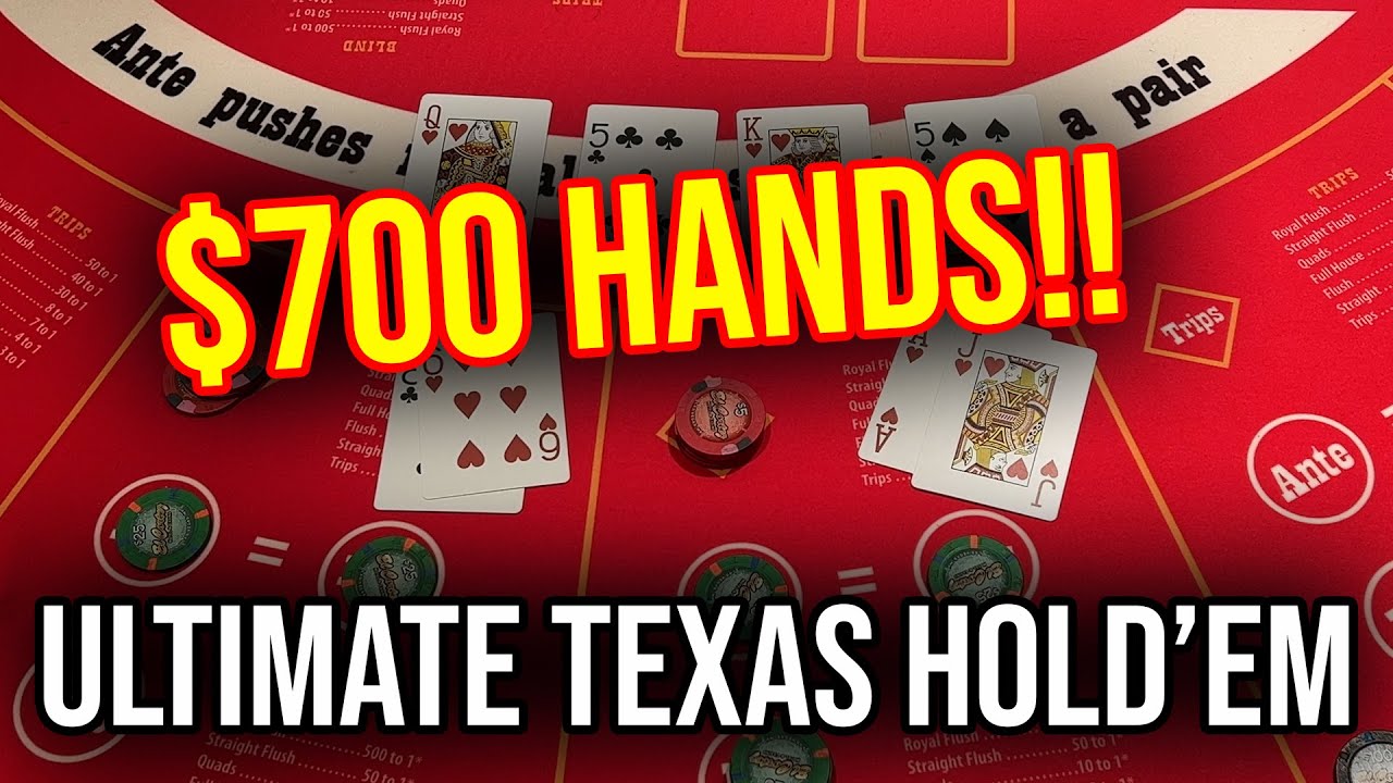 INSANE MAX BET RUN!!! BLIND $700 BETS!!! ULTIMATE TEXAS HOLD’EM POKER!!! Oct 2nd 2022