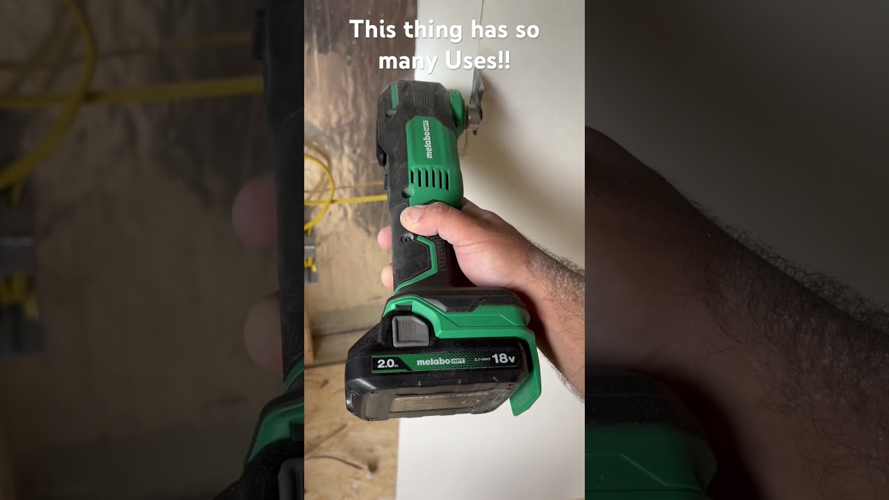 Metabo HPT oscillating tool has so many uses!!! Love this thing! #tools #metabohpt